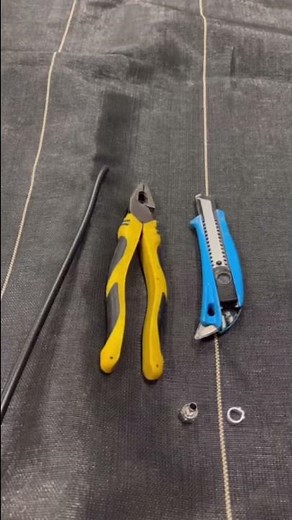 テレビアンテナ用ケーブルDIY 同軸ケーブルに端子つける方法説明 #エダ電設 #shorts #diy #電工 #テレビ