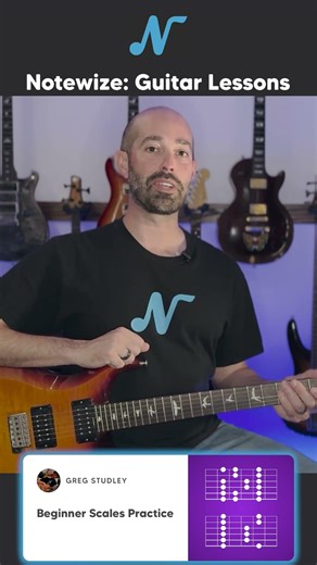 🎸 Guitar Scales: Major Pentatonic (1 octave) #guitar #guitarlesson #guitartutorial #guitartab