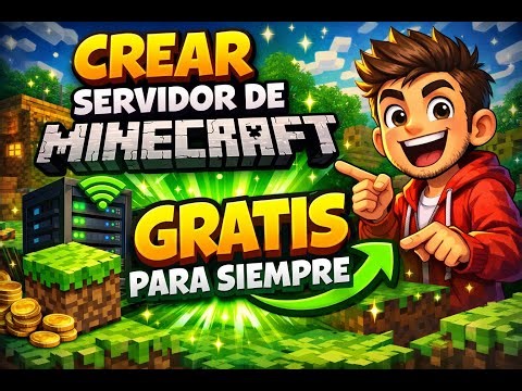 Crear servidor de Minecraft GRATIS para SIEMPRE 2025