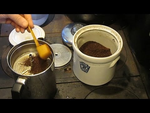 Making Coffee In a Percolator