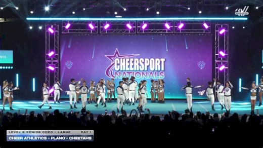Cheer Athletics - Plano - Cheetahs [2026 L6 Senior Coed - Large Day 1] 2026 CHEERSPORT National All Star Cheerleading Championship