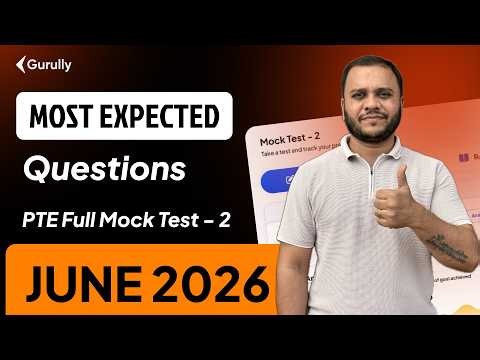 PTE Full Mock Test - 2 June 2026 🔥 | Real Exam Prediction Test for High Score