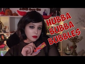 Hubba Bubba Bubblegum chewing sounds ASMR