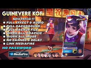 NEW! Script Skin Guinevere KOF | Full Effect & Voice - Latest Patch