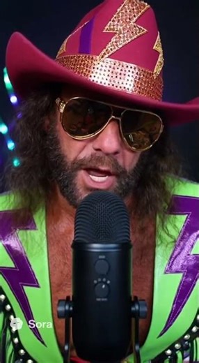 Macho Man Randy Savage doing ASMR