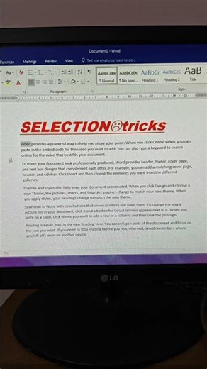 MS Word Selection Tricks 🔥 | Double Click, Triple Click Secret 😱 | Word Short #shorts #viral#msword