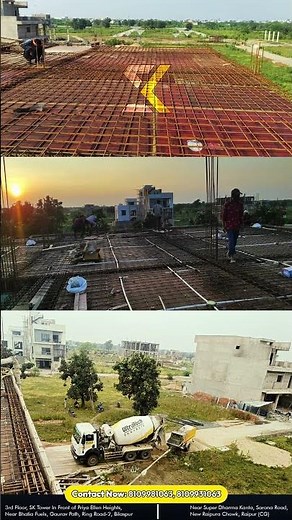 Live Construction Work 🏗️ | Real Site Execution at Rama World, Bilaspur | Civil Engineering