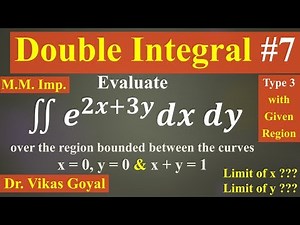 Double Integral #7 in Hindi (M.Imp.) Engineering Mathematics