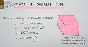 Calculate Concrete Cube Volume In Cubic Meter | Concrete Volume Calculator