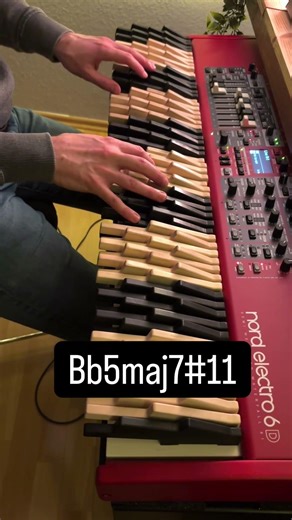 Jazz chords on RR Janko Keys