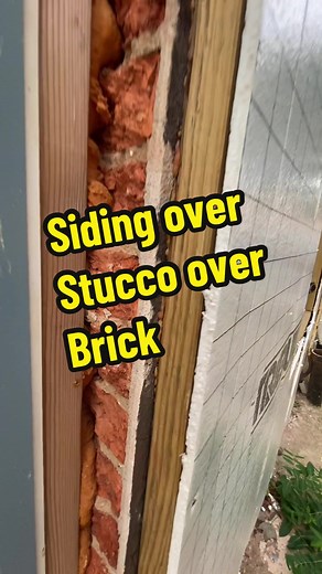 If your house is Stucco over brick, I would not recommend trying to expose the brick as it can often lead to more issues. Siding over brick is a different story. Often times water damage isn’t obvious until it’s too late. It’s easy enough to remove a portion to assess the quality of your façade, but be prepared for a can of worms. #bricktok #historicrestoration #architecture #philly #phillytiktok