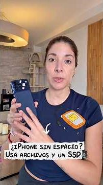 iPhone out of space ❌ Use files or an SSD like this