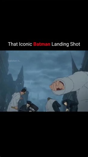 Saksham | That iconic Batman landing shot works because of precision, not spectacle. In just a few seconds, the silhouette, timing, and framing... | Instagram