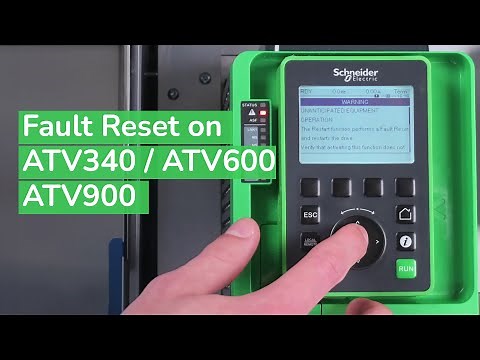 How to Set Up Fault Reset on ATV340, ATV600, ATV900 | Schneider Electric Support