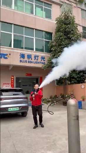 Insane Party Effects! Mini LED Fog Machine Gun in Action! 🎶🎆