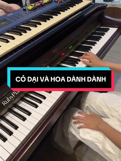Hoa dành dành dành cho bạn íiii 🤍 | CỎ DẠI VÀ HOA DÀNH DANH - Piano #RubyPiano #codaivahoadanhdanh #nhactamtrang #pianocover #tinhyeu
