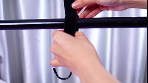 Syhood 20 Pcs Ice Fishing Shelter Coat Hooks Ice Shelter Hooks Black Hook and Loop Fastener Ice Shack Accessory Hanger for Ice Fishing Tent Hunting Blinds Shanty Equipment Accessories Outdoor Camping