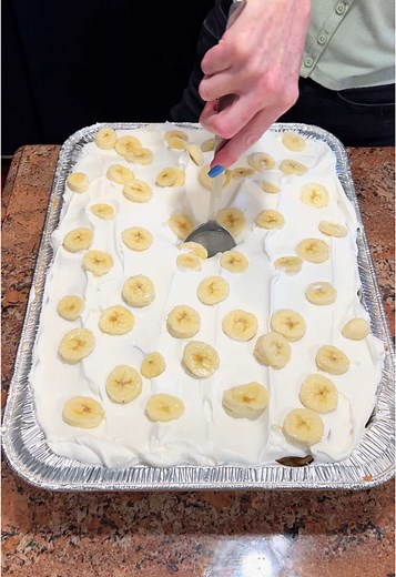 Easy No Bake Banana Cream Dessert Recipe