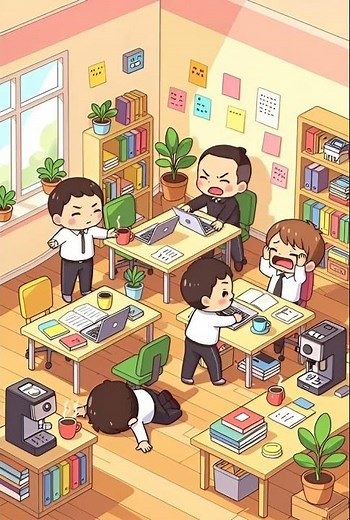 The little kids at school are fighting and breaking each other's computers.