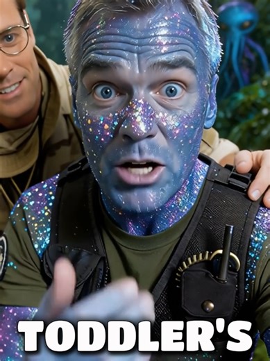 When you accidentally become the king of an alien planet because you're covered in mating glitter. 🙄 Daniel thinks it's