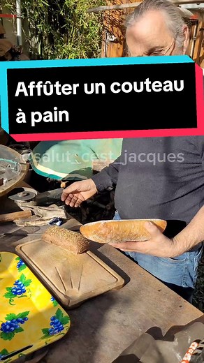 Affûter un couteau à pain facilement