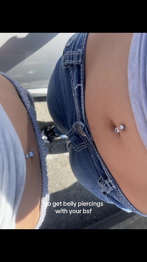 Belly Piercing Adventures with Best Friends