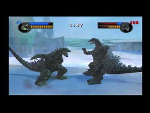 Godzilla 2000 vs Godzilla 90s in Godzilla Unleashed PS2