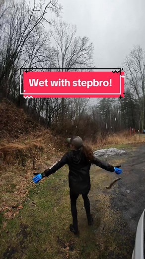 Cold, rainy and sleety run! @Joel Patches #runtok #running #trailrun #runnergirl #runningprincess