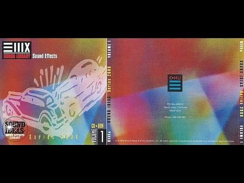 E-MU - Sound Library [Sound Effects] Sound Ideas - Series 2000 Vol. 1 (EIIIX CD-ROM)