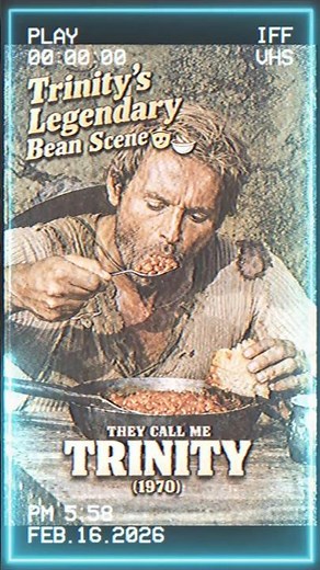 Trinity’s Legendary Bean Scene 🍲 | They Call Me Trinity (1970) | Terence Hill Iconic Western Moment