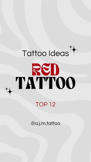 Top 12 Stunning Red Tattoo Ideas to Inspire You