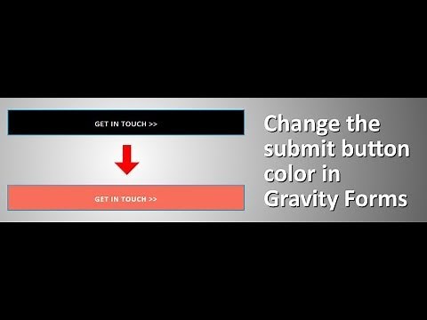 Changing the submit button color in Gravity Forms