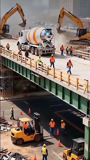 Bridge Load Test Gone WRONG — Structure Collapses Under Its Own Weight! #fail #bridge #engineering