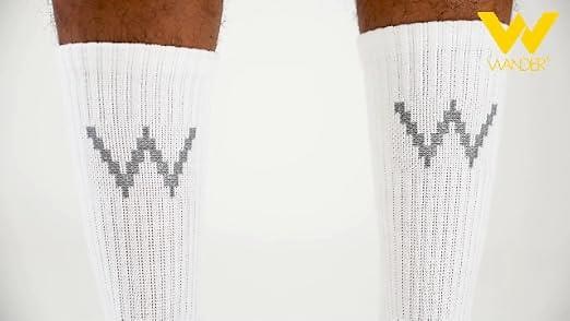 Men's Athletic Crew Socks 6 Pairs Half Cushioned Socks