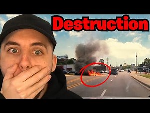 128mph Police Chase Ends in Total Destruction