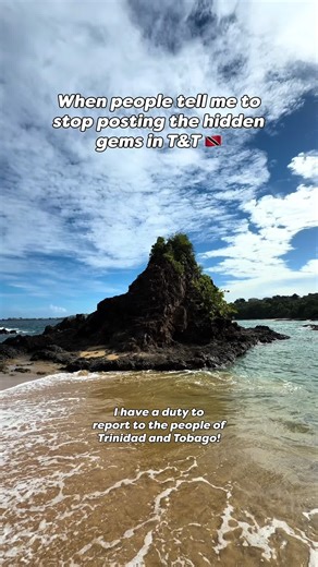 D BEACH 🏝️ & D RIVER IS NOT‼️YOUR PROPERTY 😮… stop gatekeeping nature 🍃 and to the persons who do go outdoors often or utilise my page to discover new beautiful places- do not leave your nasty garbage in any place here in Trinidad and Tobago 🇹🇹