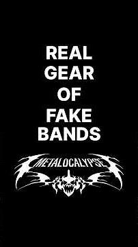 The Real Gear of Metalocalypse...has begun! #metalocalypse #metalhead #dethklok