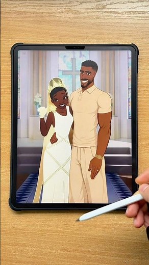 Tiana modern makeover transformation art #tiana #cartoontransformation #disney #princessandthefrog