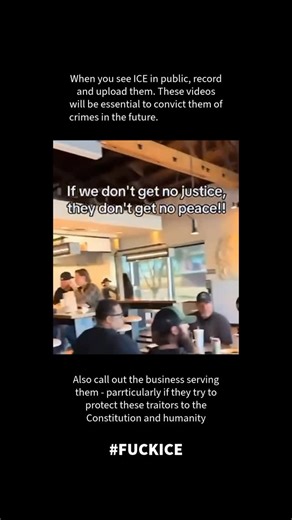 Non MAGA | When we do Nuremberg 2: Electric Boogaloo, these videos will be essential evidence. Plus, fuck @chipotle for serving this scum. #abolishice... | Instagram