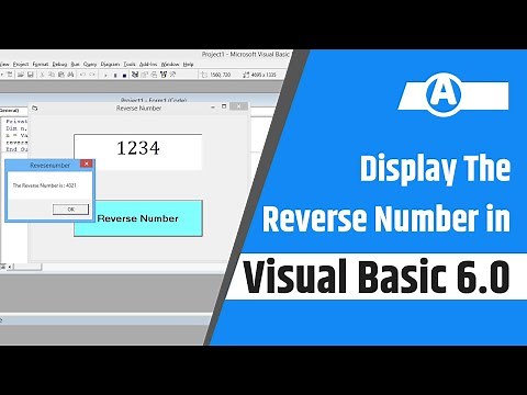 Display the reverse number in visual basic 6.0