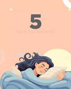 Here are five tips to help you achieve a better night's sleep:...