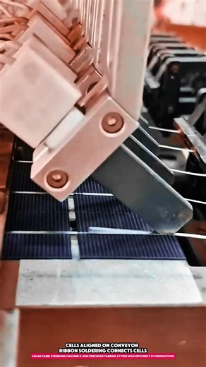 Solar Panel Stringing Machine 0.2mm Precision Tabbing System High Efficiency PV Production