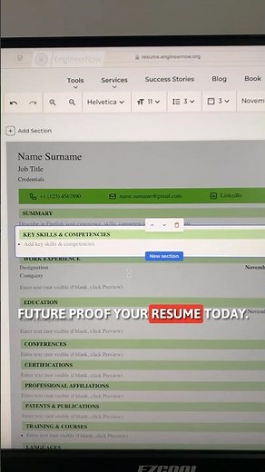 Resume builder and scanner, cover letter #engineernow #engineering #engineer