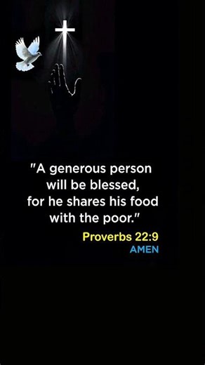 ​The Secret to Being Blessed 🙏| Proverbs 22:9 | A Lesson on Giving