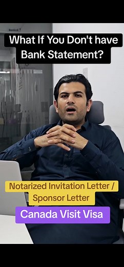 Canada Visit Visa without Bank Statement: Notarized Invitation Letter