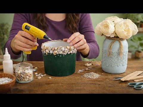 DIY Recycled Plant Pots | Easy Home Decor Crafts