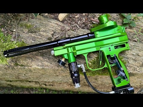 Brief - Alien Revelation “Trap Door” paintball gun, first test.