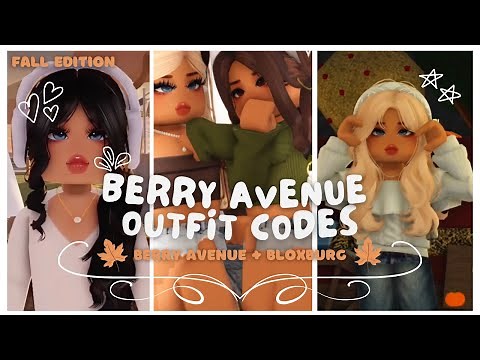 Berry Avenue Fall Outfit Code Compilation