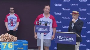 Joey Chestnut returns to defend title at Nathan's Famous Hot Dog Eating Contest