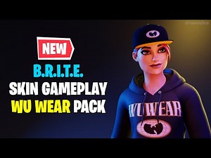 B.R.I.T.E. skin gameplay - Fortnite Wu Wear Bundle